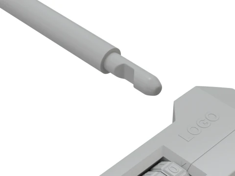 Combination Bicycle U-Lock 3D Model