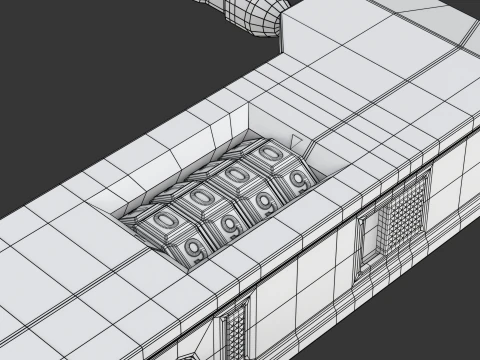 Combination Bicycle U-Lock 3D Model