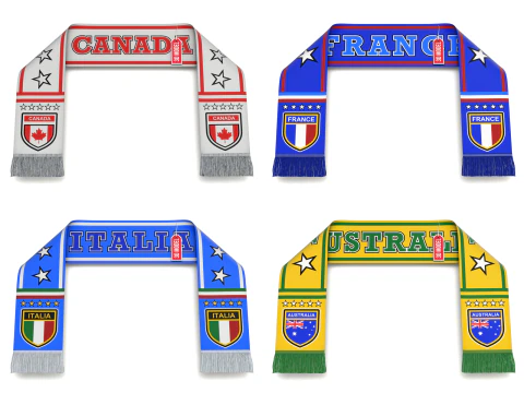 Len&ccedil;o de leque Modelo 3D