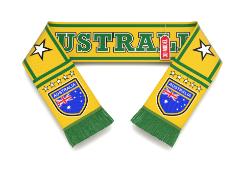 팬 스카프 3D 모델