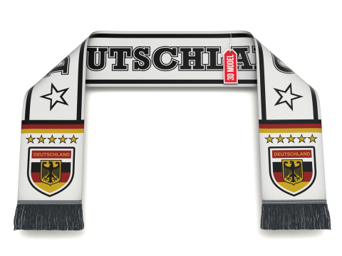 팬 스카프 3D 모델