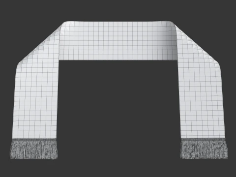 Len&ccedil;o de leque Modelo 3D