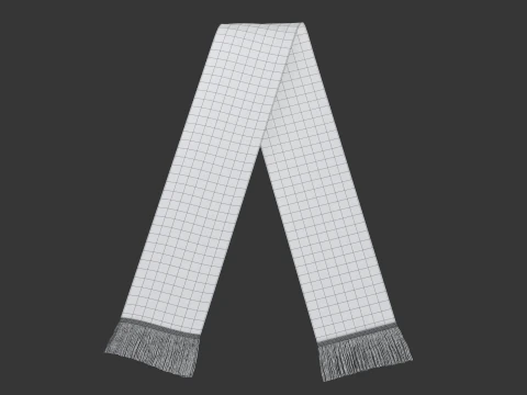 Len&ccedil;o de leque Modelo 3D