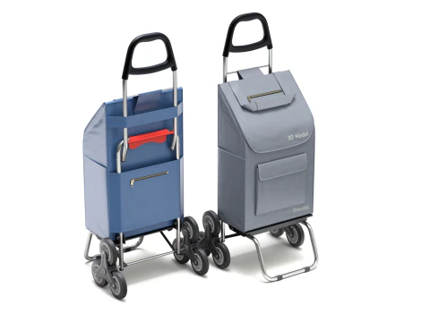 Carrello spesa da arrampicata pieghevole Modello 3D