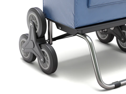 Carrello spesa da arrampicata pieghevole Modello 3D