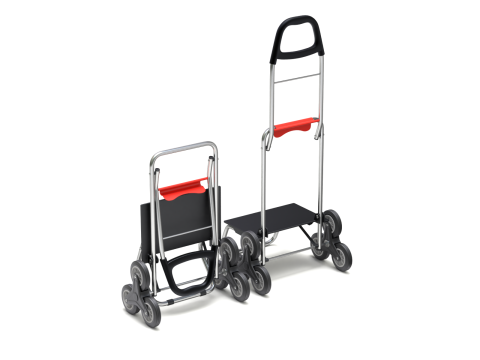 접이식 등산 쇼핑 카트 3D 모델