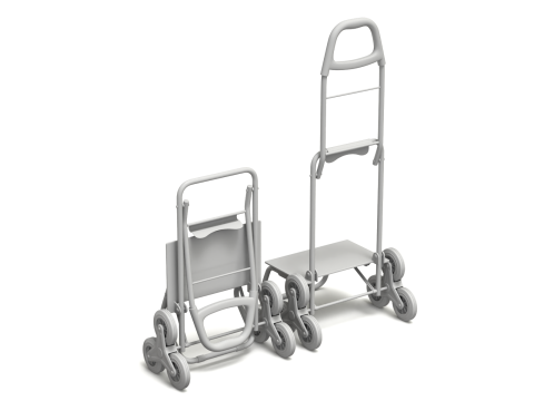 접이식 등산 쇼핑 카트 3D 모델