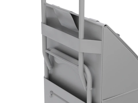 Carrello spesa da arrampicata pieghevole Modello 3D