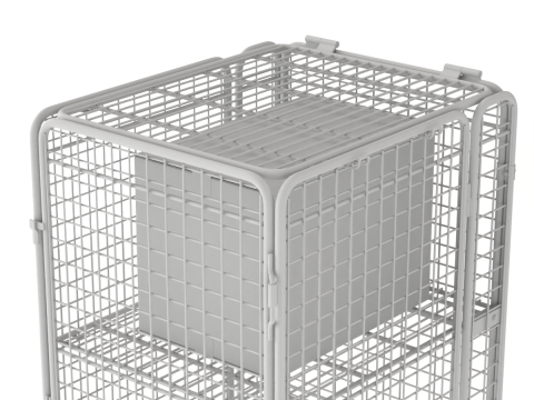 可折叠防滚架手推车 3D 模型