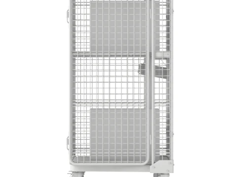 Foldable Roll Cage Trolley 3D Model