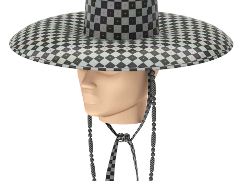 Korean Gat Hat 3D Model
