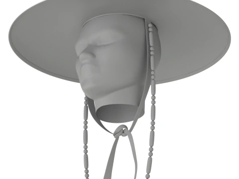 Korean Gat Hat 3D Model