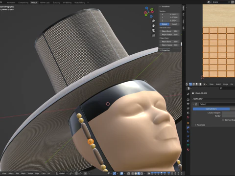 Korean Gat Hat 3D Model