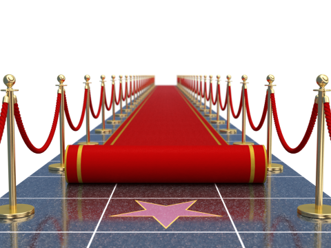 Red Carpet Unroll Animation 3D Model