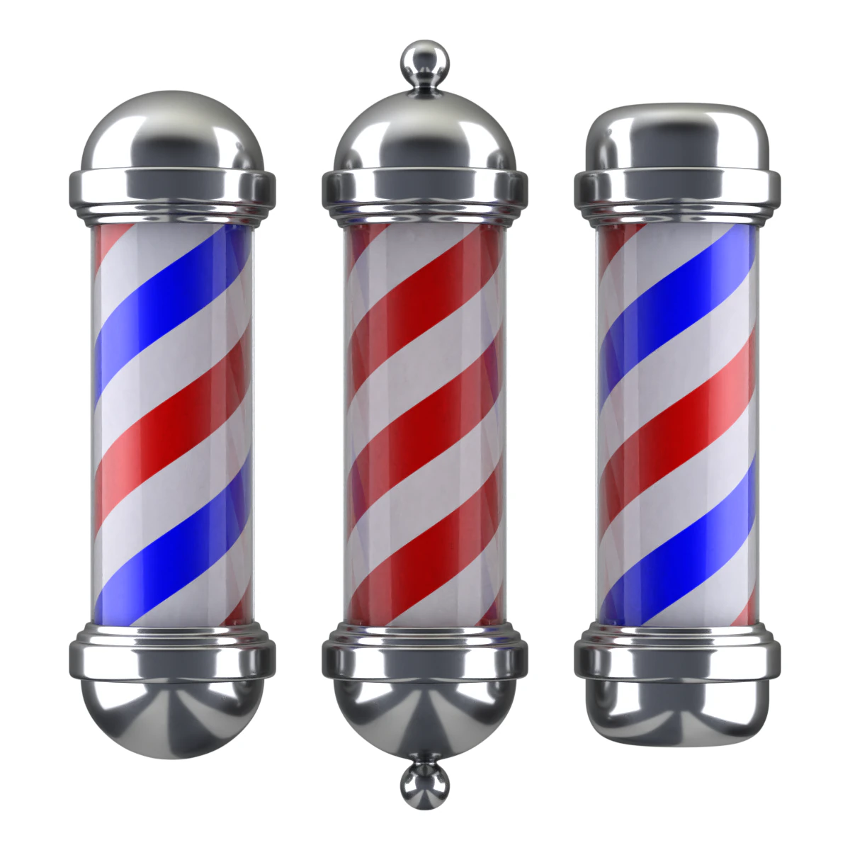 Animazione del polo del barbiere Modello 3D .c4d .max .obj .3ds .fbx .stl .blend