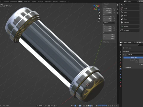 Animazione del polo del barbiere Modello 3D