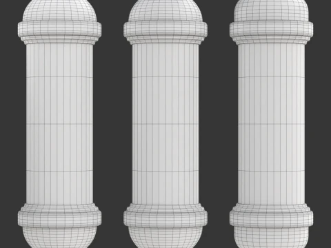 Animazione del polo del barbiere Modello 3D