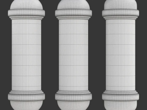 Animazione del polo del barbiere Modello 3D