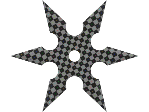 Shuriken 3D Model
