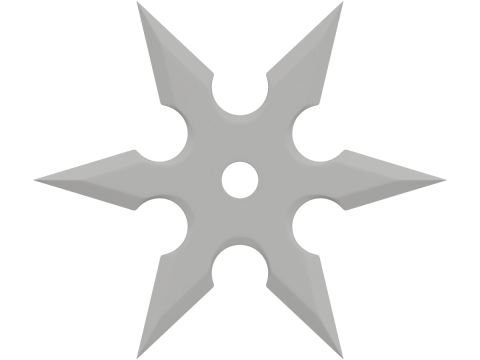 Shuriken Modello 3D