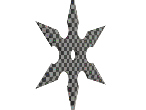 Shuriken Modello 3D