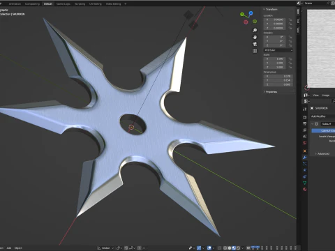 Shuriken 3D Model