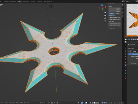 Shuriken 3D Model