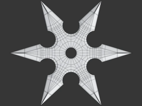 Shuriken 3D Model