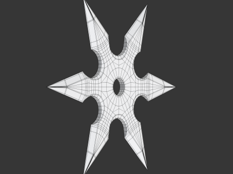 Shuriken Modello 3D