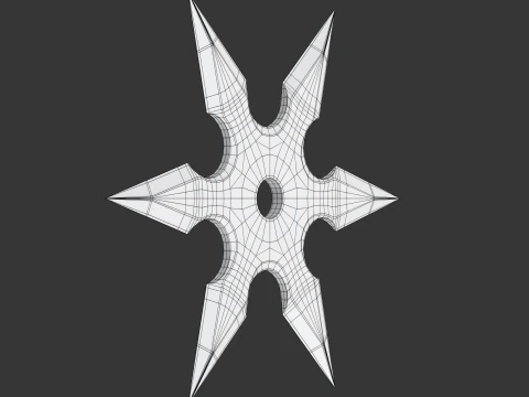 Shuriken 3D Model