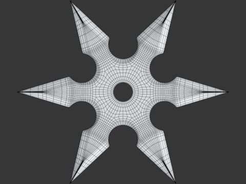 Shuriken 3D Model