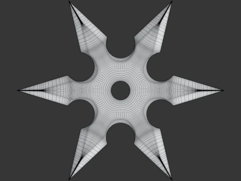 Shuriken 3D Model