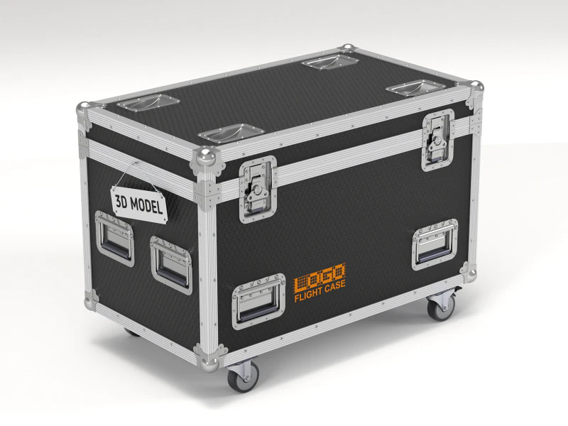 フライトケース 3Dモデル .c4d .max .obj .3ds .fbx .stl .blend 