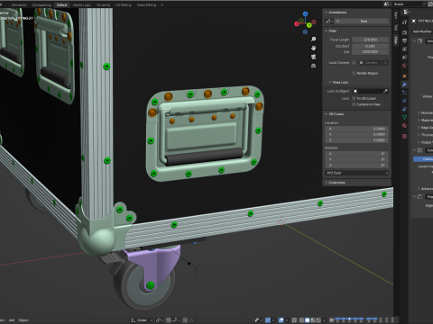 Kasus Penerbangan Model 3D