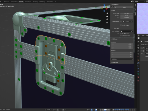 Kasus Penerbangan Model 3D