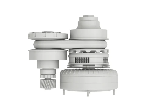 CVT Transmission Animation 3D Model