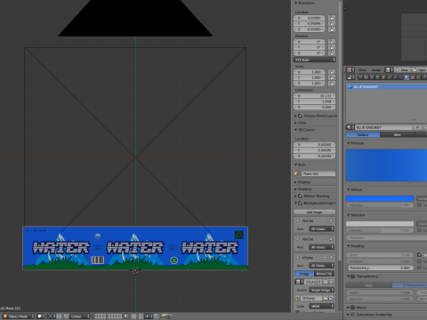 Water bottles wrapped in the shrink film 3D Model