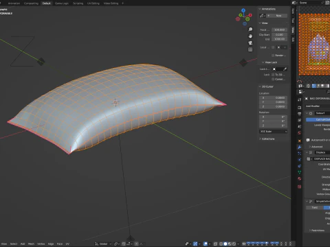 Wood pellets in the bags 3D Model