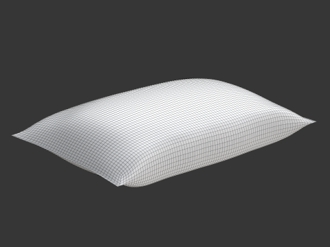 Wood pellets in the bags 3D Model