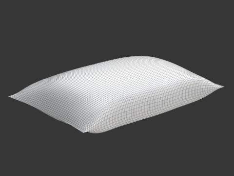 Wood pellets in the bags 3D Model
