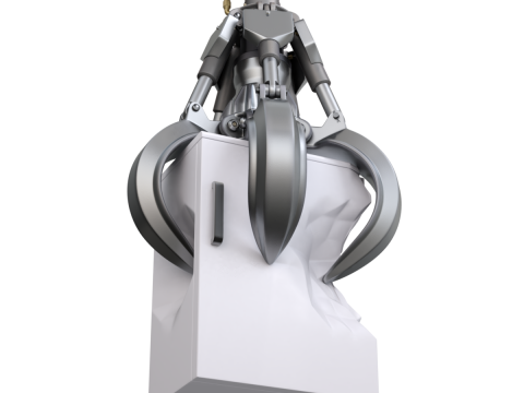 Cakar Hidromekanis Industri yang Dicurangi Model 3D