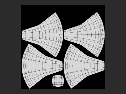 Sombrero with low-poly mesh 3D Model