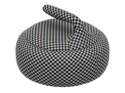 Curling stone with low-poly mesh 3D Model