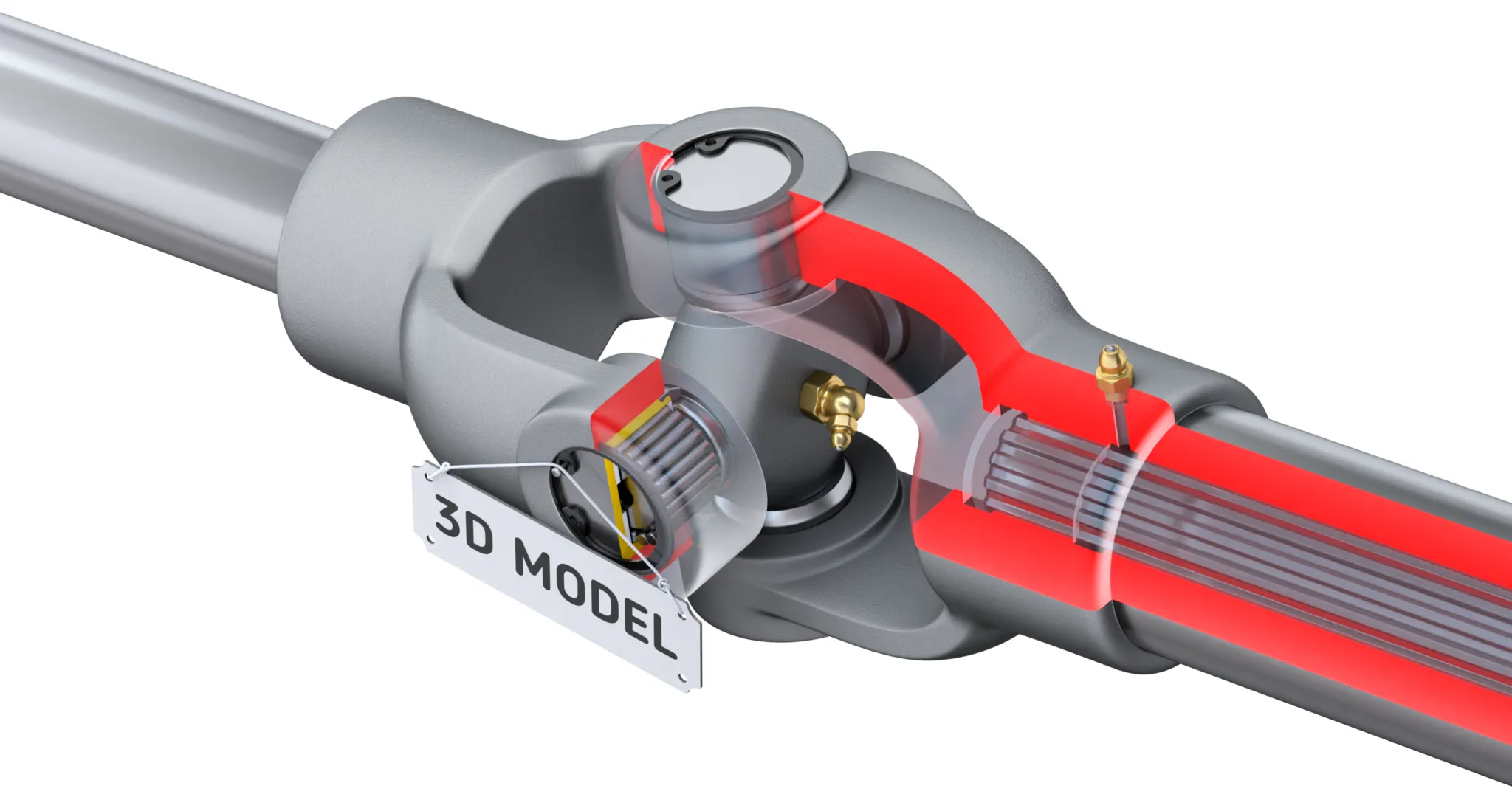 Cardan rotation educational animation 3D Model .c4d .max .obj .3ds .fbx .stl .blend 
