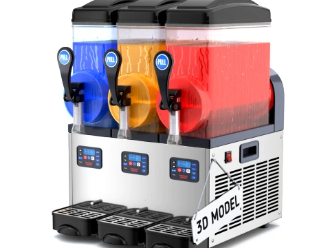 M&aacute;quina de lama Modelo 3D