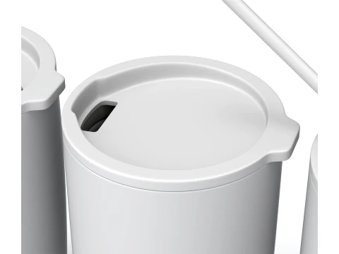 Travel mug tumbler set 3D Model