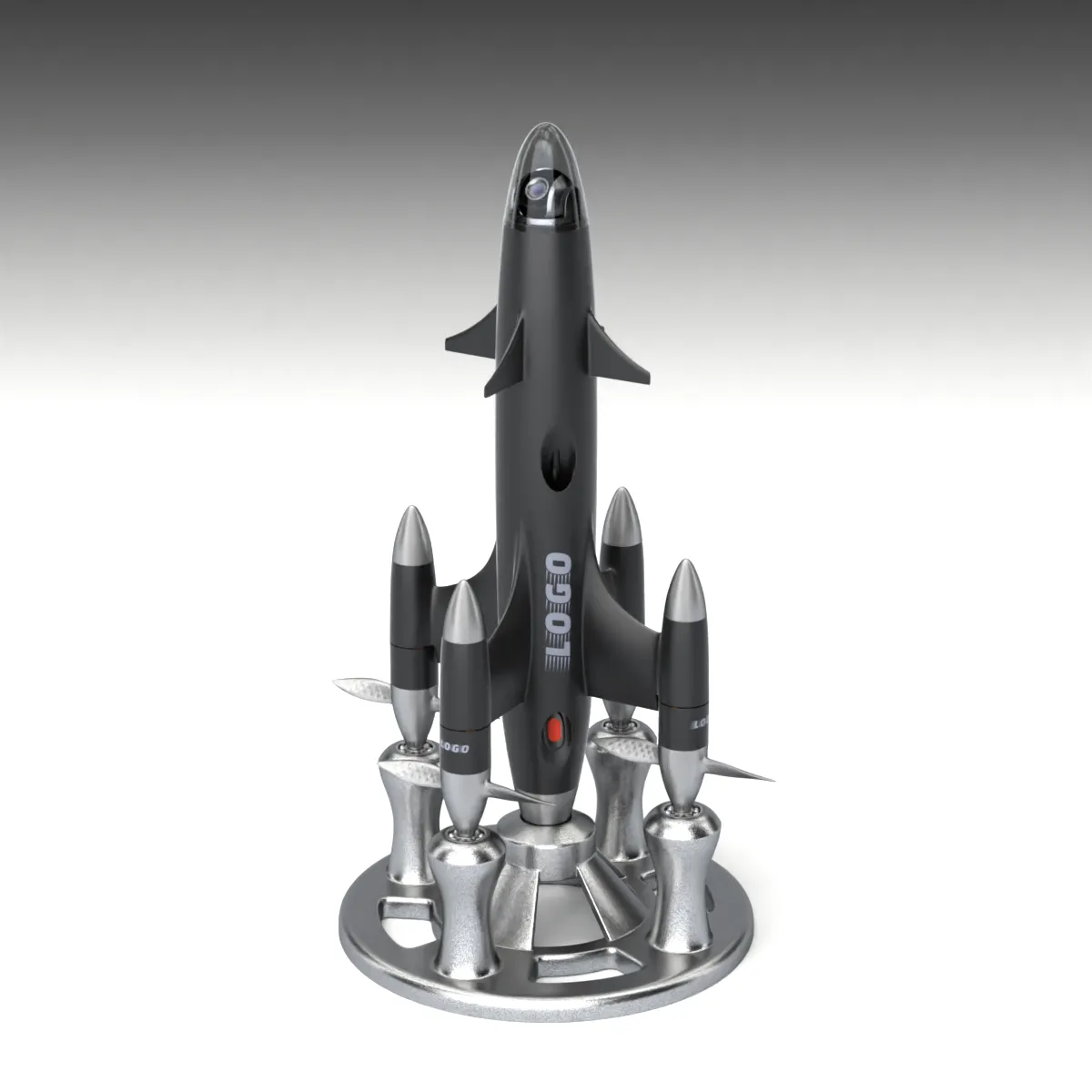 High speed drone 3D Model .c4d .max .obj .3ds .fbx .stl .blend