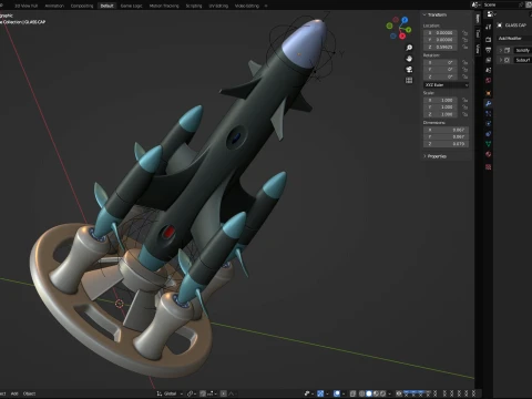 High speed drone 3D Model