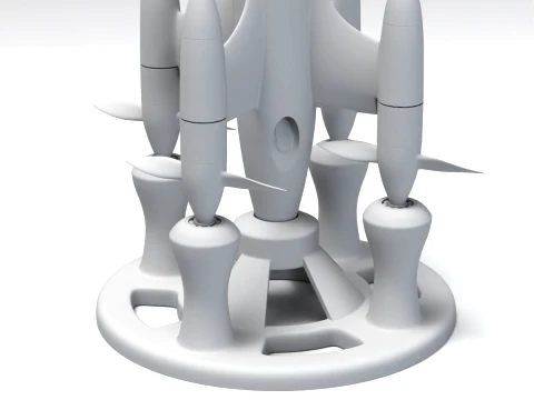 High speed drone 3D Model