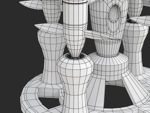 High speed drone 3D Model